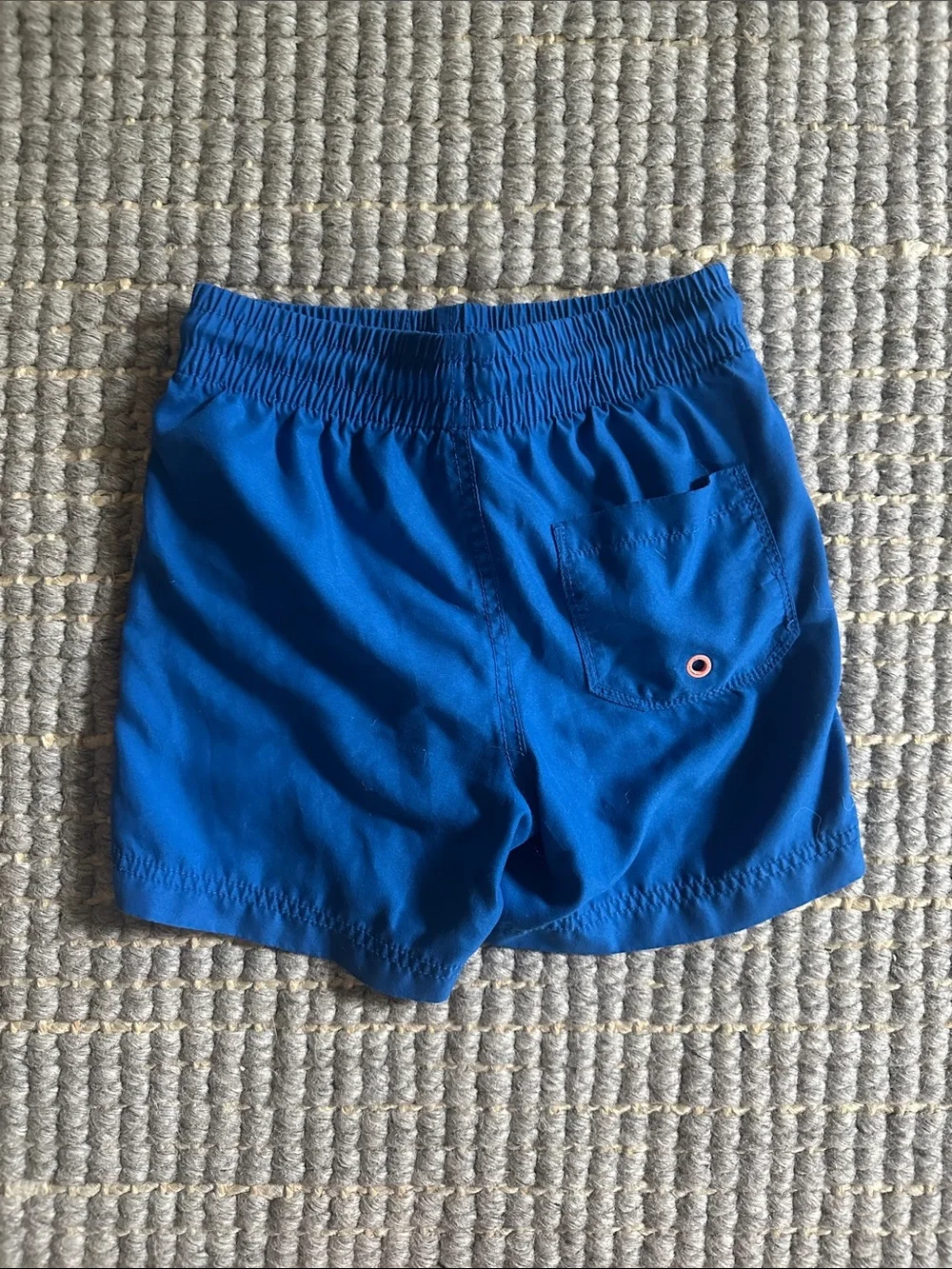 Old Navy Boys Royal Blue Swim Shorts with Pink Drawstring Swim Trunks